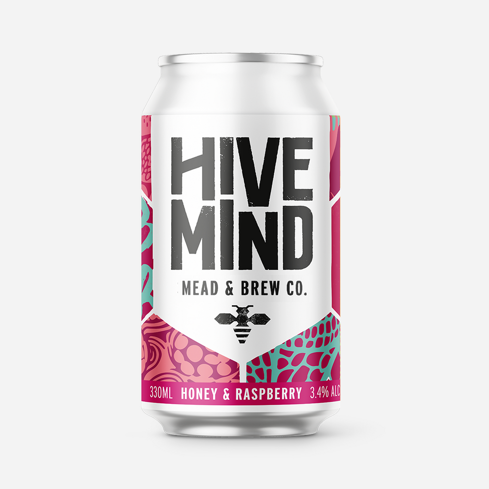 Honey and Raspberry Sparkling Mead 330ml Can
