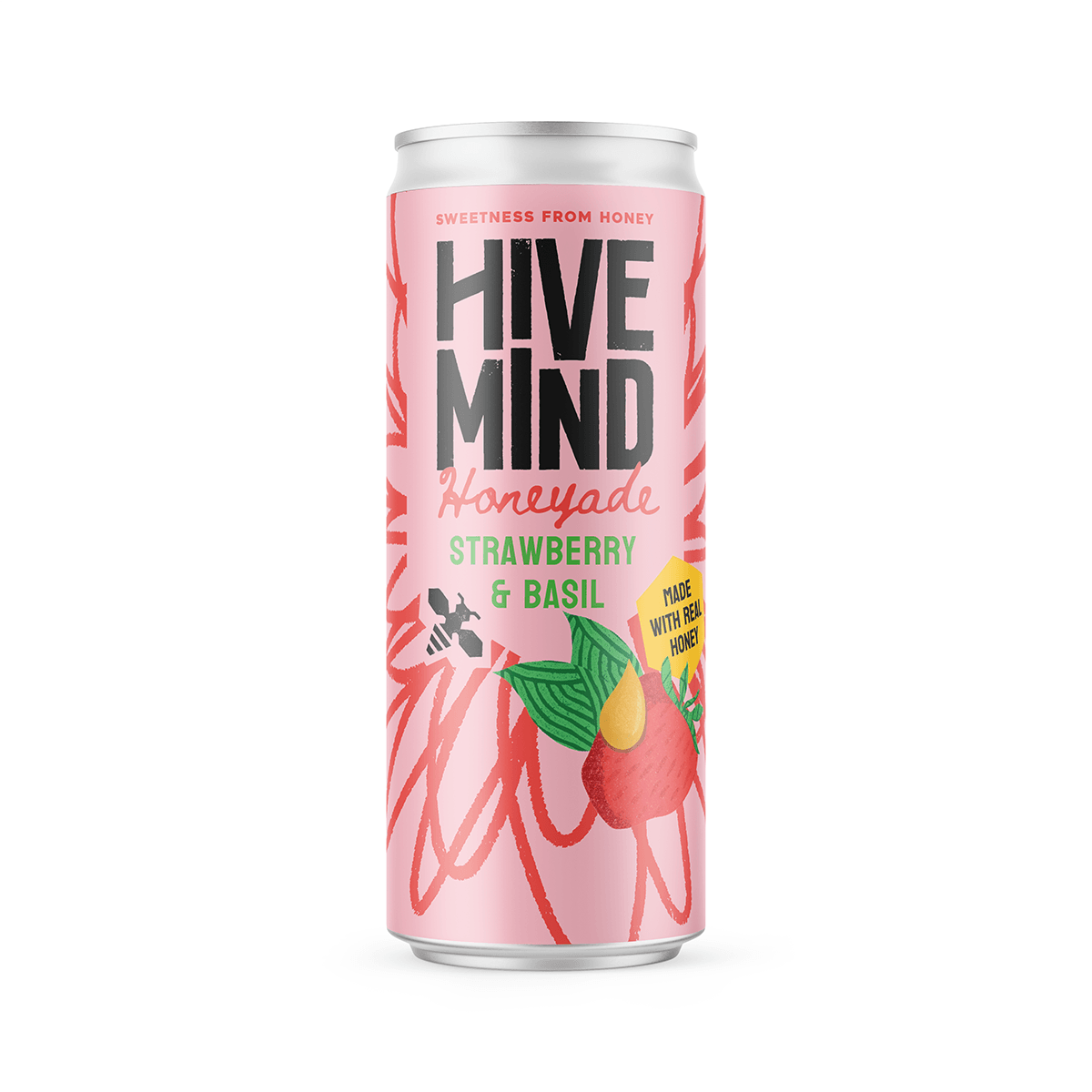 Honeyade: Strawberry & Basil