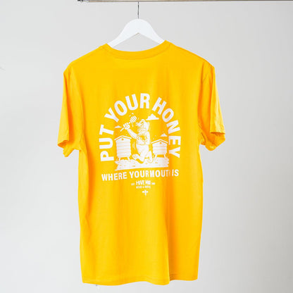 Hive Mind 'Put Your Honey Where Your Mouth Is' Bear T-Shirt