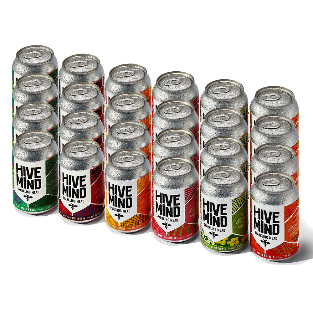 24 Can Mead Box - 24 x 330ml Cans of 4% Sparkling Mead