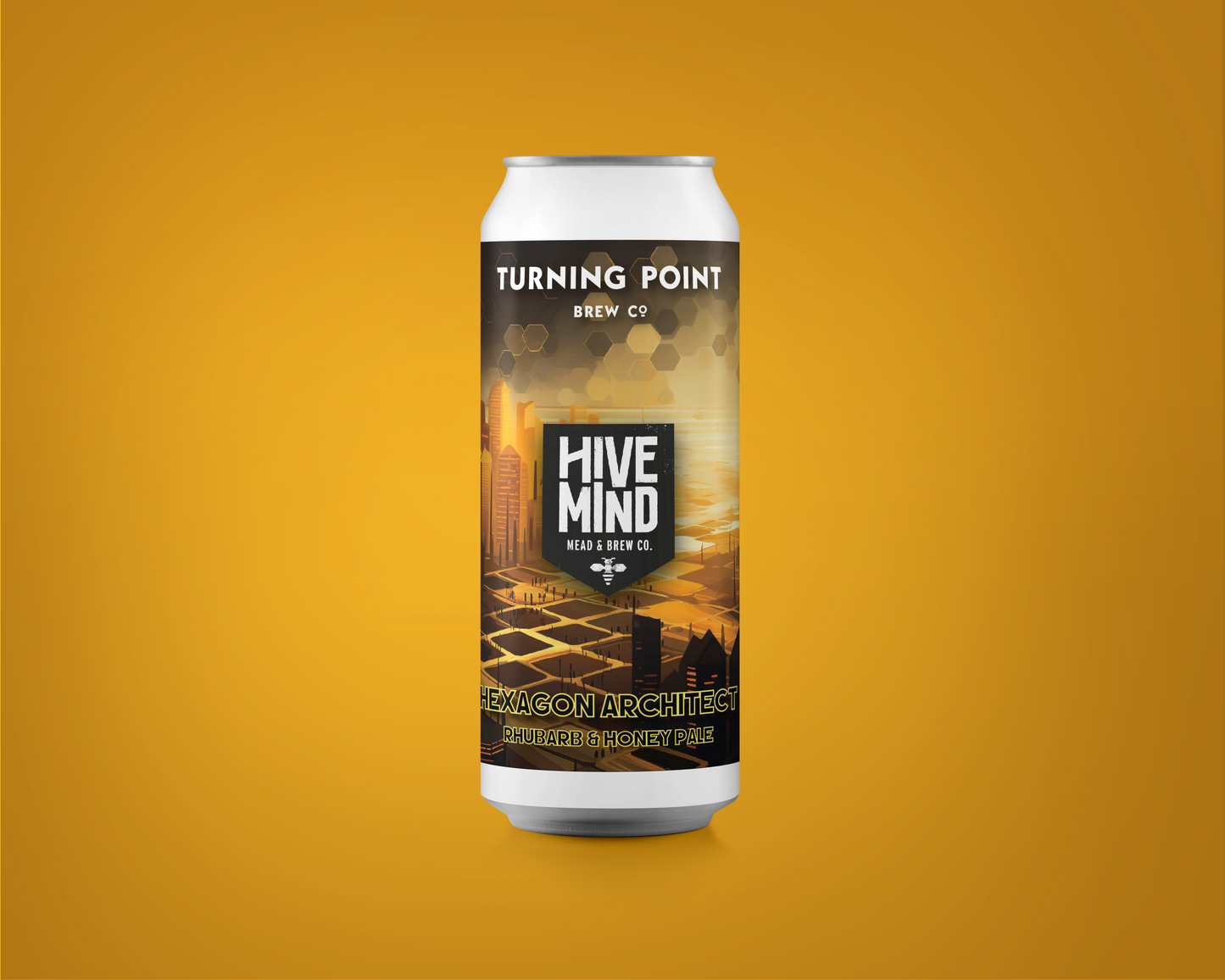 
                  
                    "Hexagon Architect" Rhubarb and Honey Pale 440ml Can 5%
                  
                