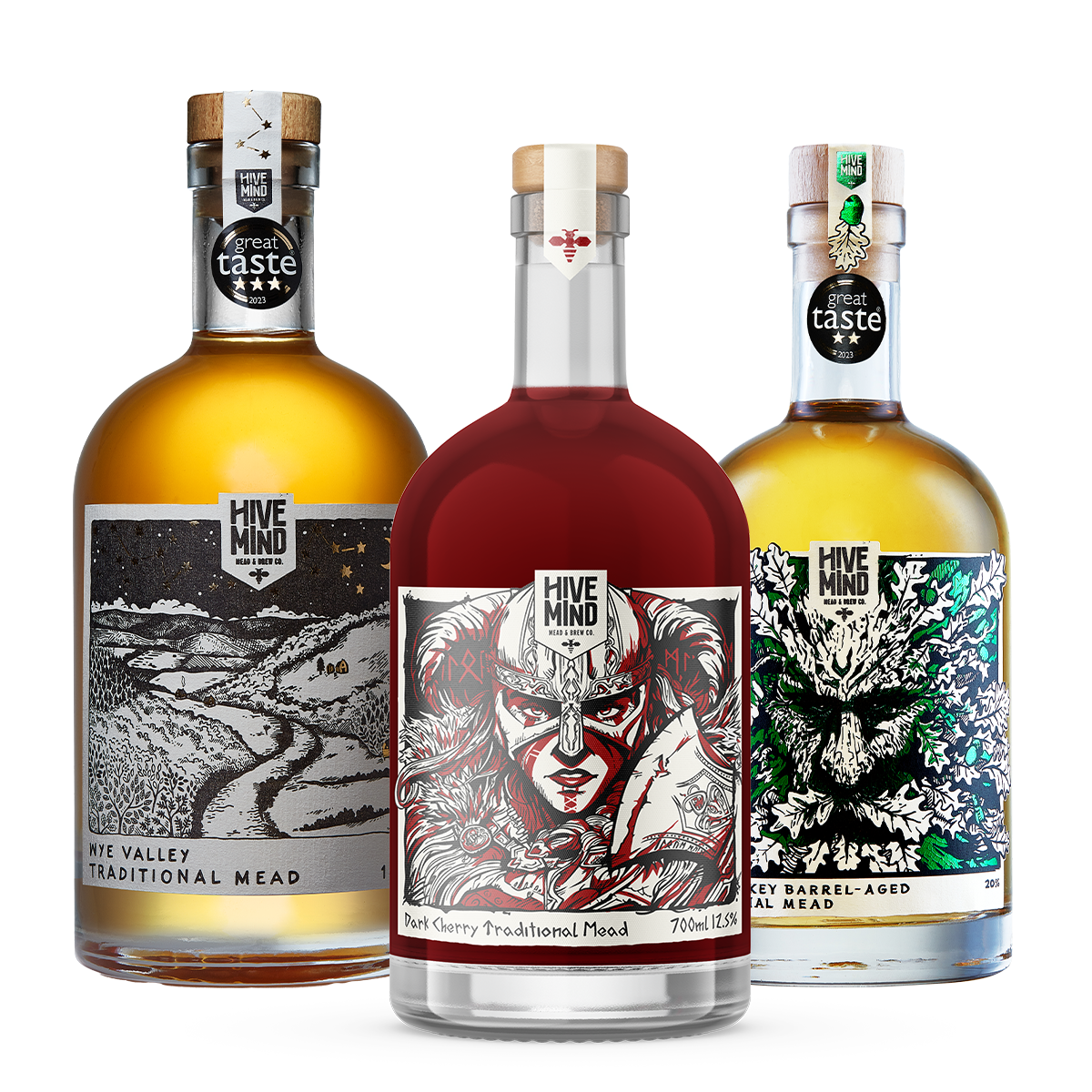 Traditional, Barrel Aged & Cherry Mead Bundle